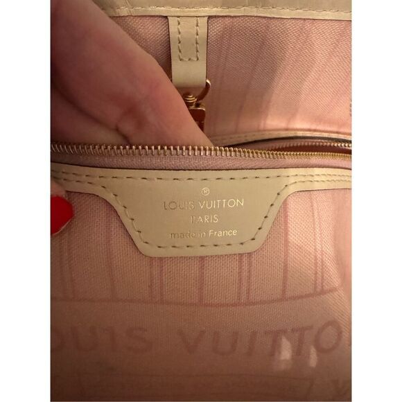 Louis Vuitton 2022 Neverfull Azur Braided Cross Strap Damien MM Tote - Picture 4 of 5